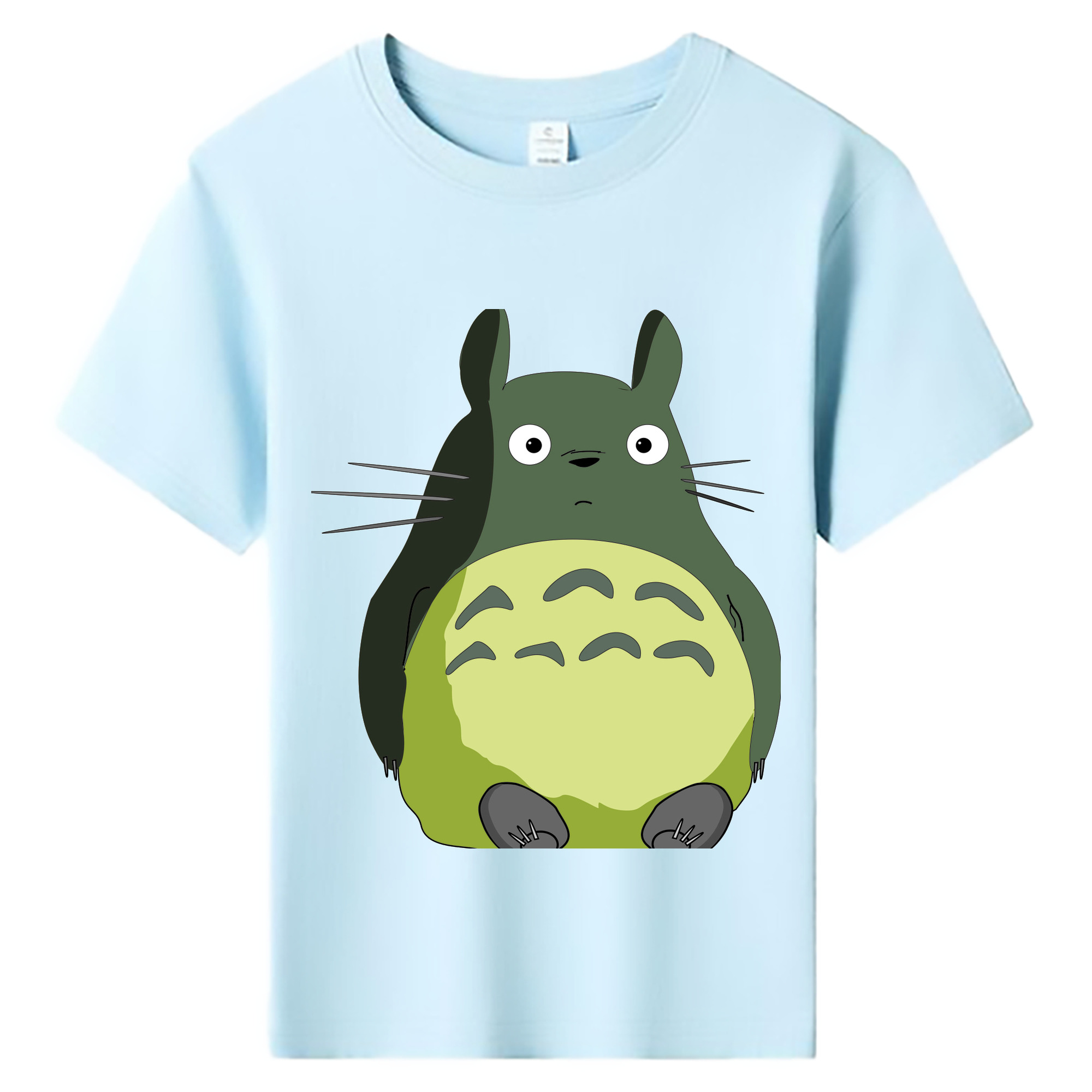 （画像用） となりのトトロ 草壁メイ 草壁サツキ My Neighbor Totoro Satsuki Kusakabe Mei Kusakabe 綿100％キッズTシャツ（フロントプリント）